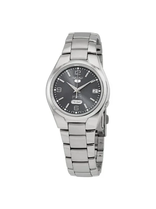 NWT Seiko 5 Automatic Grey Dial Men's Watch