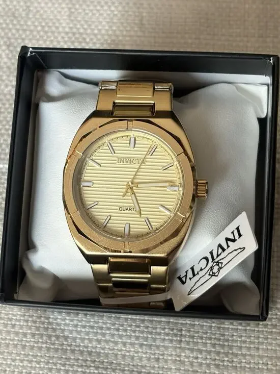 Invicta Celestial Men’s Watch 42mm Gold With Gold Dial New In Box 69207