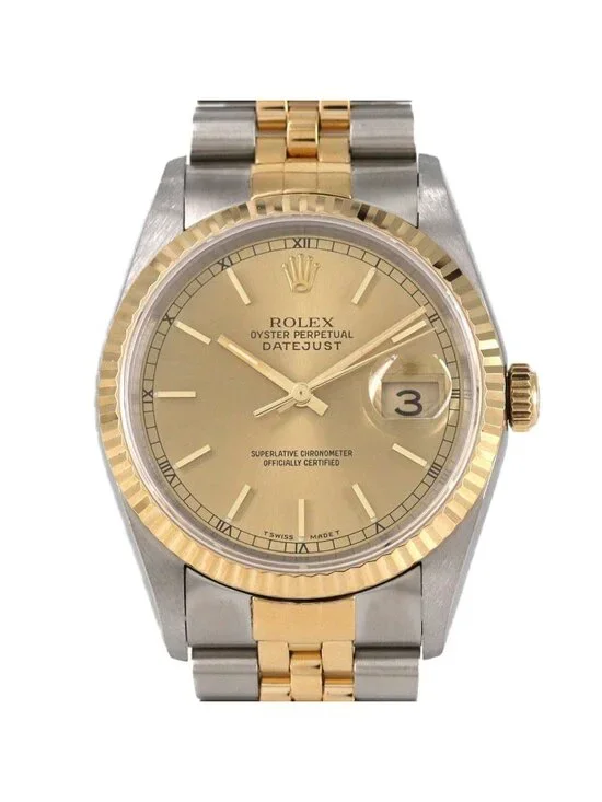 Rolex Datejust Automatic Watch Gold