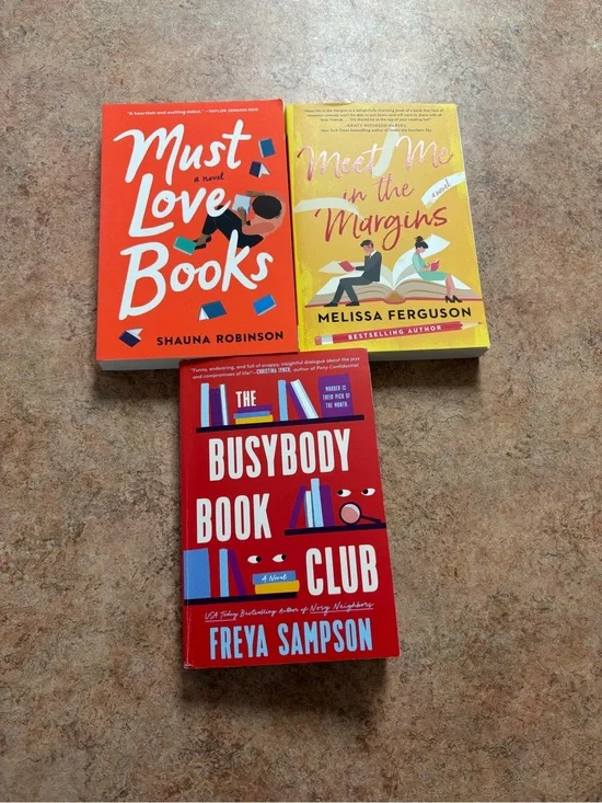 Must Love Books, Meet Me in the Margins, Busybody Book Club