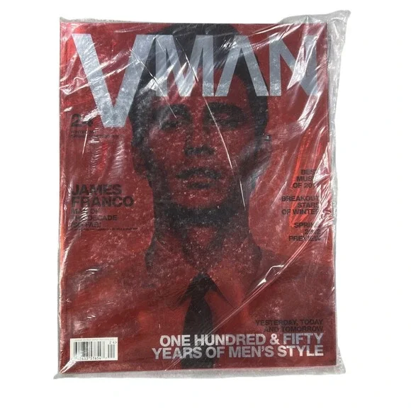VMAN Magazine James‎ Franco Issue 24 Luxury Mens Fashion Collector 2011 SEALED