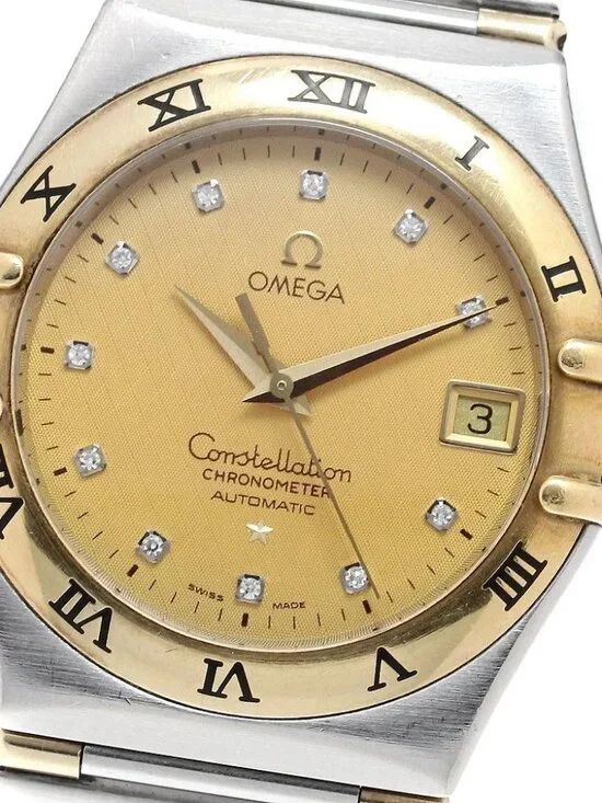 OMEGA Constellation 1302.15 11P diamond half bar Automatic Men's Watch_966515