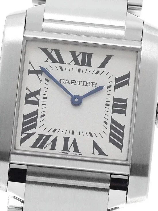 CARTIER Tank Francaise MM WSTA0005 beige Dial Quartz Boy's Watch_967158