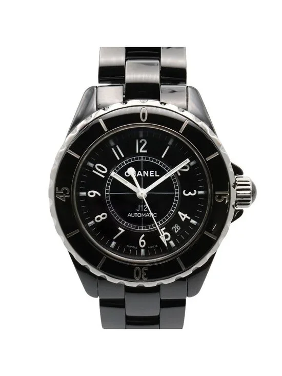 Chanel Watch Black Ceramic