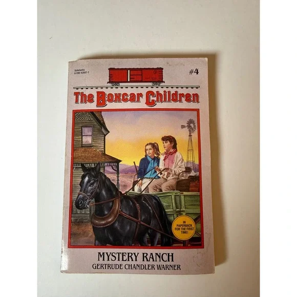 Mystery Ranch Boxcar Children 4 Gertrude‎ Chandler Warner Scholastic 1989