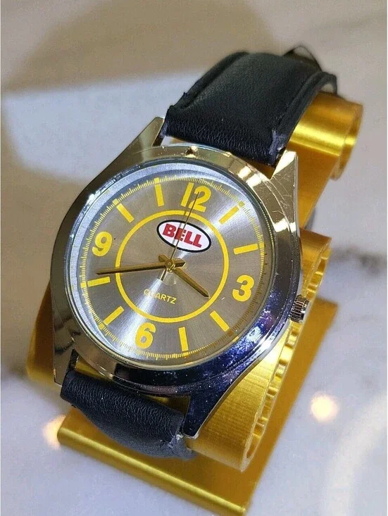 Men's Quartz Watch Working New Battery Motorcycle 40mm Bell Helmets Racing Works