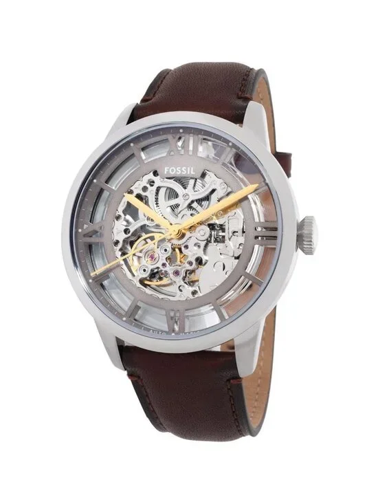 NWT Fossil Townsman Automatic Silver Dial Watch