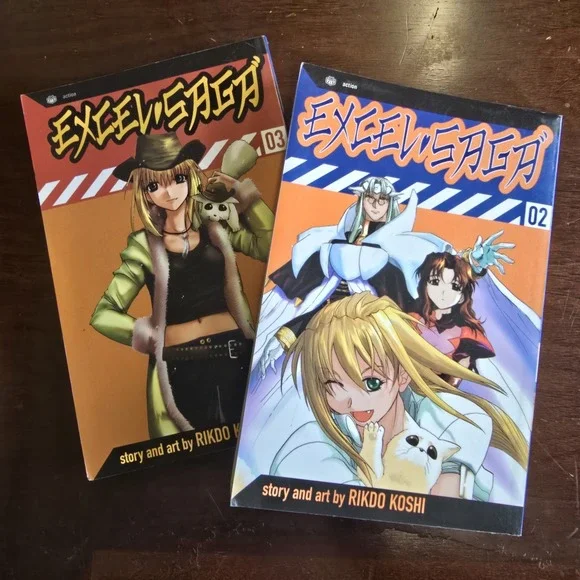 Excel Saga,‎ Volume 2 & 3 Lot- Paperback By Koshi, Rikdo - GOOD