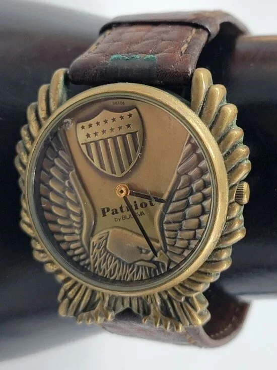 Bulova Limited Edition Patriot Watch 1990s USO Support 8