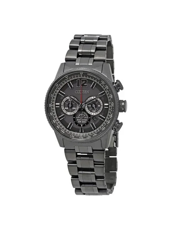 NWT Citizen Nighthawk Chronograph Charcoal Grey Dial Men's Watch
