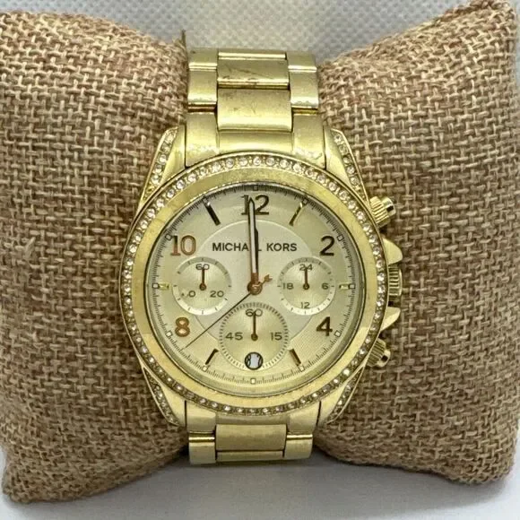 Michael Kors Blair MK5166 Women's Gold Stainless Steel Analog Dial Watch JNA590