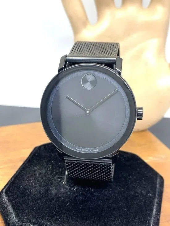 Movado Men's Watch 3600792 Bold Evolution Swiss Quartz Black Dial Steel 40mm