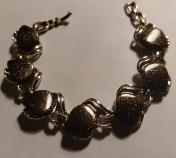 Vintage confetti style 1950s bracelet