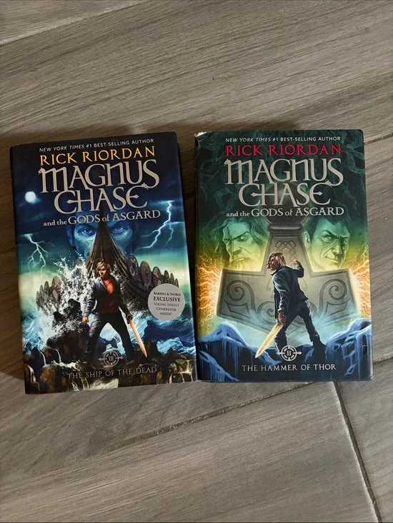 Magnus Chase and the Gods of Asgard Set - Blue/Green Covers