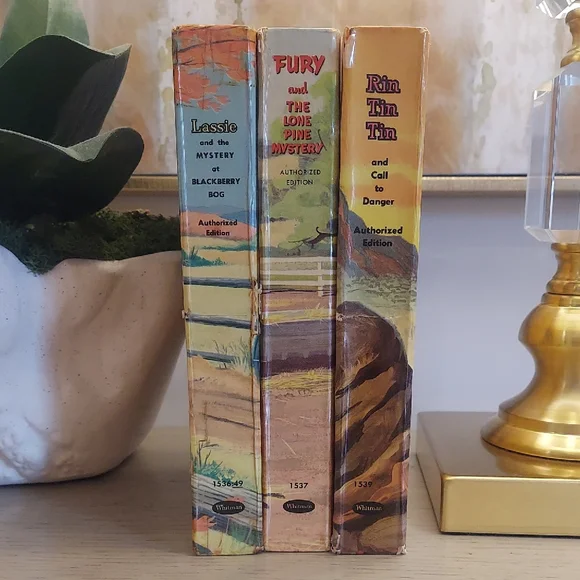 Vintage 1950s Whitman Hardcover Book Set 3-Pack 