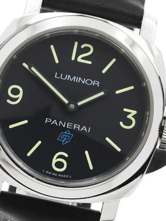 PANERAI Luminor base logo PAM00774 black Dial Hand Winding Men's Watch_965765