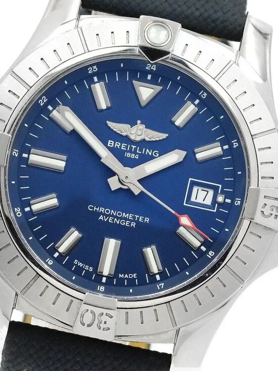 BREITLING Avenger Automatic 43 A17318 Date Navy Dial Automatic Men's_973936