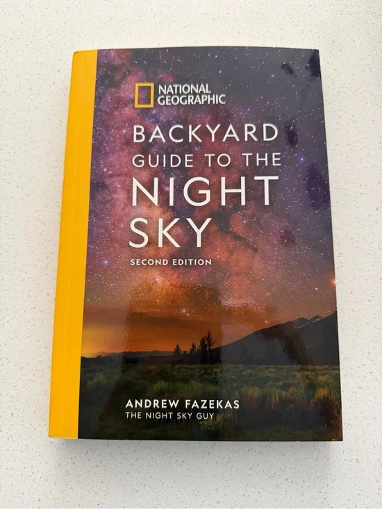 National Geographic Backyard Guide Night Sky 2nd Edition Astronomy Book NWOT