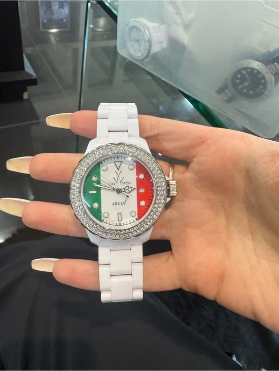New ToyWatch Jelly Flag Italy Edition Watch.