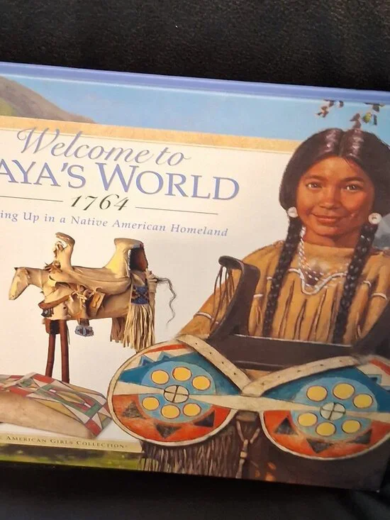 Welcome to Kaya's World book  American Girl Doll.  Native American