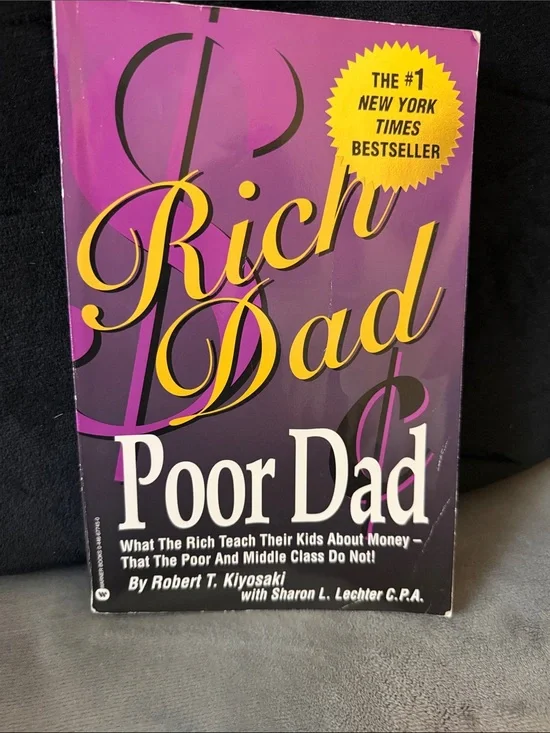 Rich Dad Poor Dad Book - Purple Cover