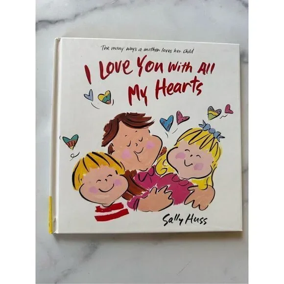 I love you with all my hearts blank notecard included hardback children’s book f