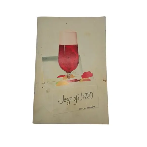 Vintage Joys of Jell-O 1960s Gelatin Dessert Recipe Booklet‎ 4th Edition