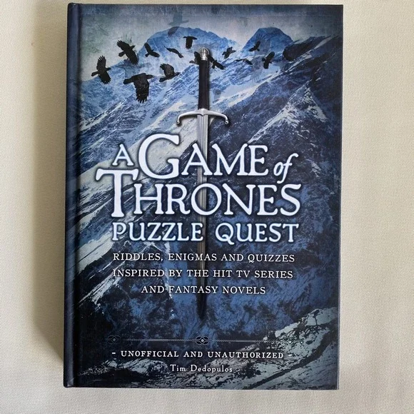 A Game of Thrones Puzzle Quest VG Book Tim Dedopulos Brain Teasers‎