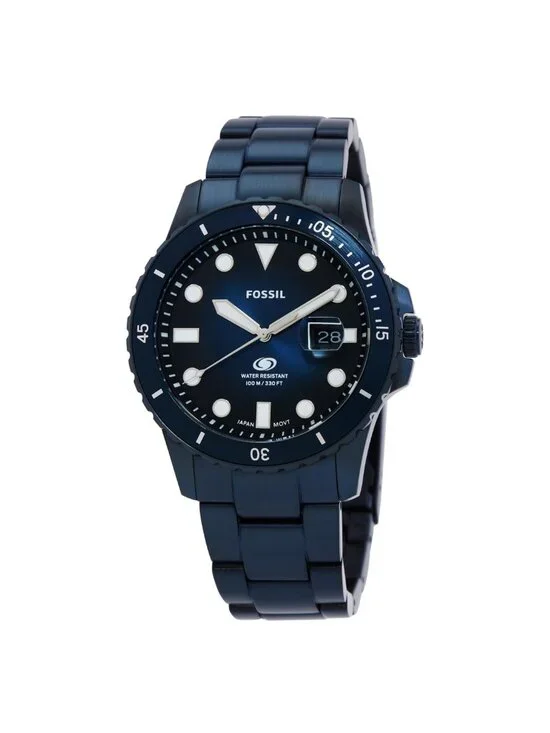 NWT Fossil Quartz Blue Dial Men's Watch