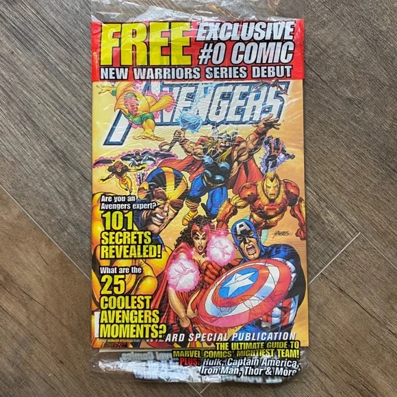 Wizard Avengers Special Publication Magazine New Warriors 0 Comic Sealed Marvel