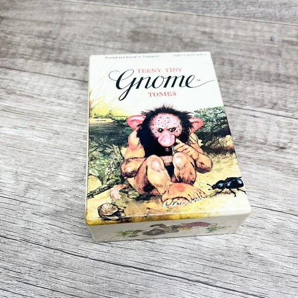 Teeny Tiny Gnome Tomes 1981 Mini Book Set Rien Poortvliet Harry N Abrams 3 Vol