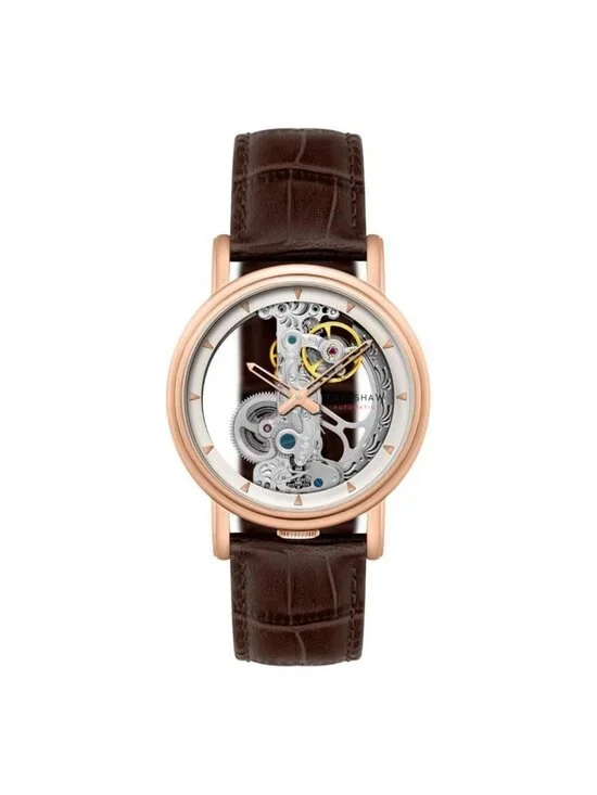 NWT Thomas Earnshaw Fowler Bridge Silver-tone Dial Men's Watch