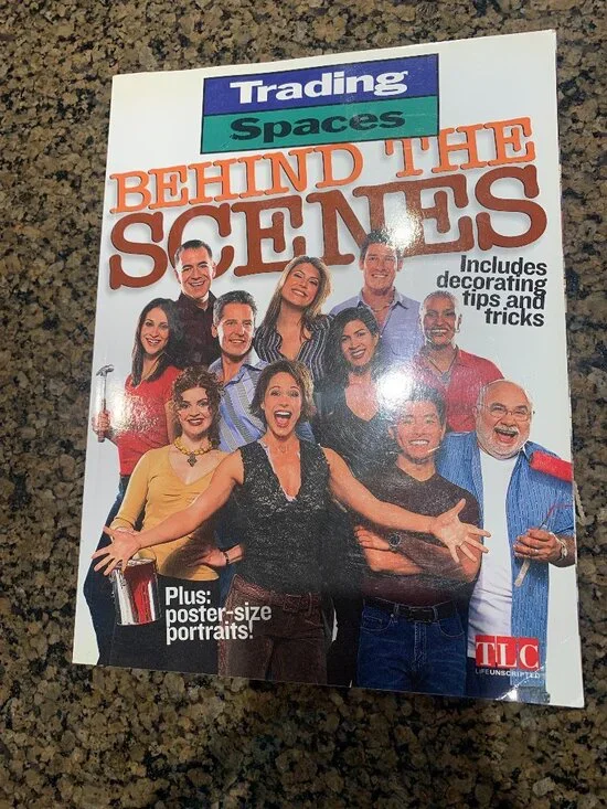 Vintage Trading Spaces Behind the Scenes Paperback Book TLC 2003 Brian Kramer