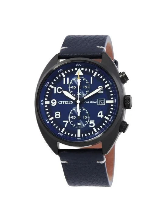 NWT Citizen Chronograph Eco-Drive Blue Dial Men's Watch