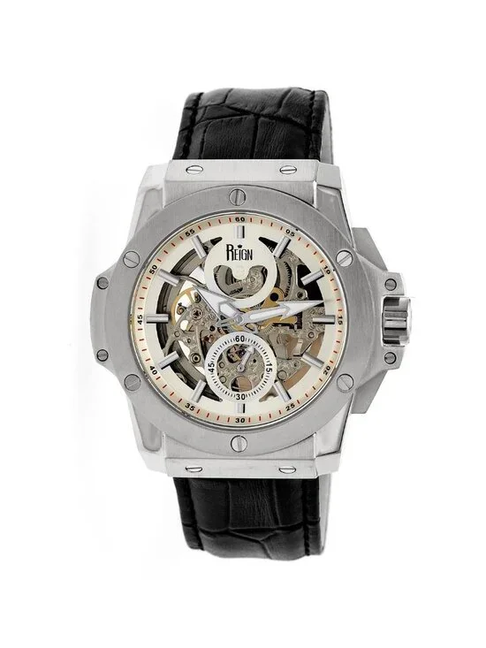 NWT Reign Commodus Automatic Silver Dial Men's Watch