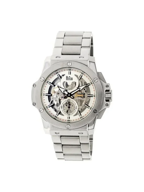 NWT Reign Commodus Automatic Silver Dial Men's Watch