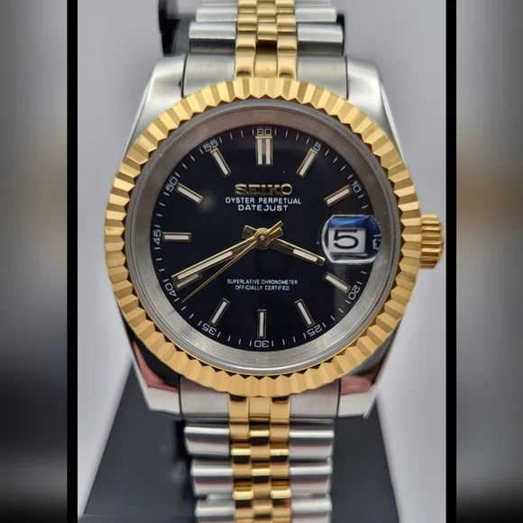 New Seiko Mod 36mm Automatic Watch
