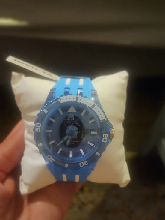 Invicta Bright Blue Silicone Dive Watch
