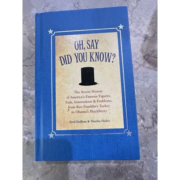Oh Say Did You Know American History Trivia Book Fred DuBose‎ Reader's Digest HC