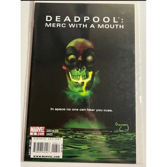 Deadpool Merc With a Mouth #6 - Arthur Suydam Alien Homage Cover -‎ Marvel