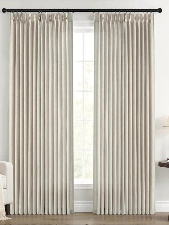 Pleated Linen Curtains 40