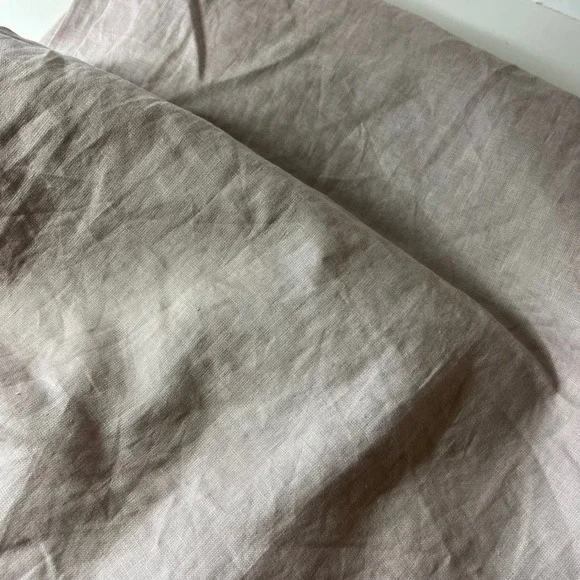 Quince European Linen Room Darkening Curtain Tan 48 x 96