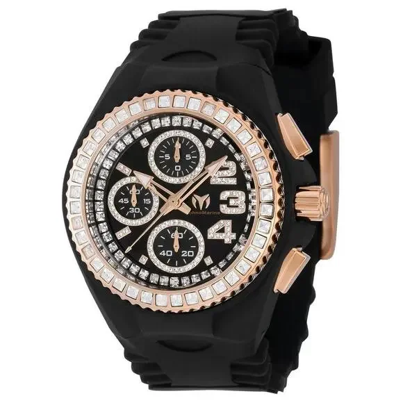 NWT TechnoMarine TM-121200 Cruise | Chronograph | Black | Women's Watch