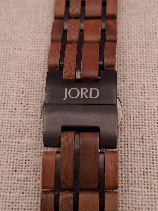 Jord Men's Wooden Link Apple Watch Band  in Brown