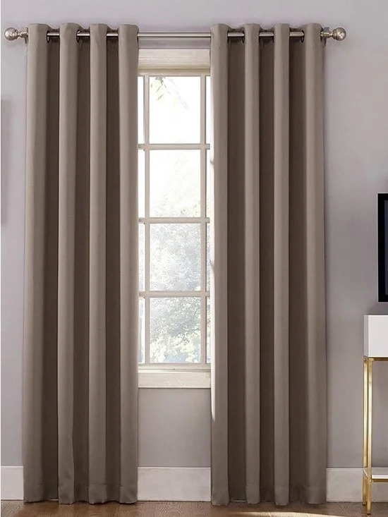 Sun Zero 2-Pack  Blackout Grommet Curtain Panel Pair, 52