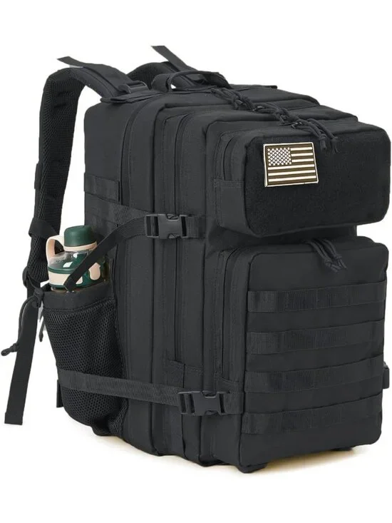 Military Tactical Backpack 25L/45L - Molle Daypack, Bug Out Bag, Hiking