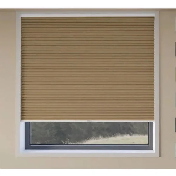 Cordless Blackout Cellular Shades for Windows 28 Wide X‎ 36 Long Beige