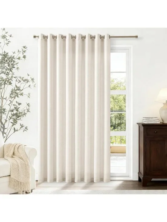 Extra Wide Linen Curtains 100