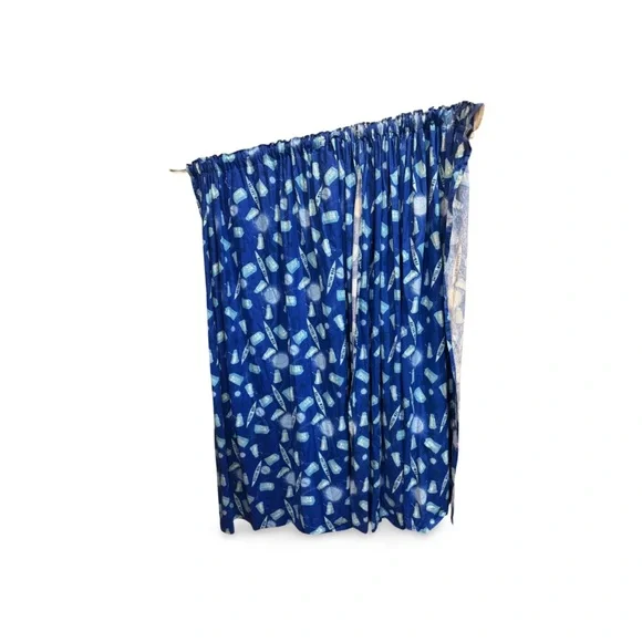Vintage Doctor Who TARDIS Dalek Curtains (Set of 2) | Mid-2000s 64
