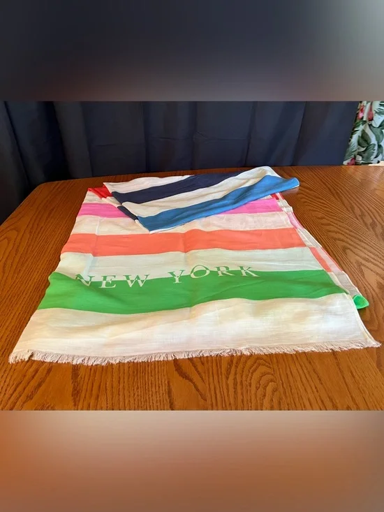 Kate Spade Multicolor ‘New York' Throw
